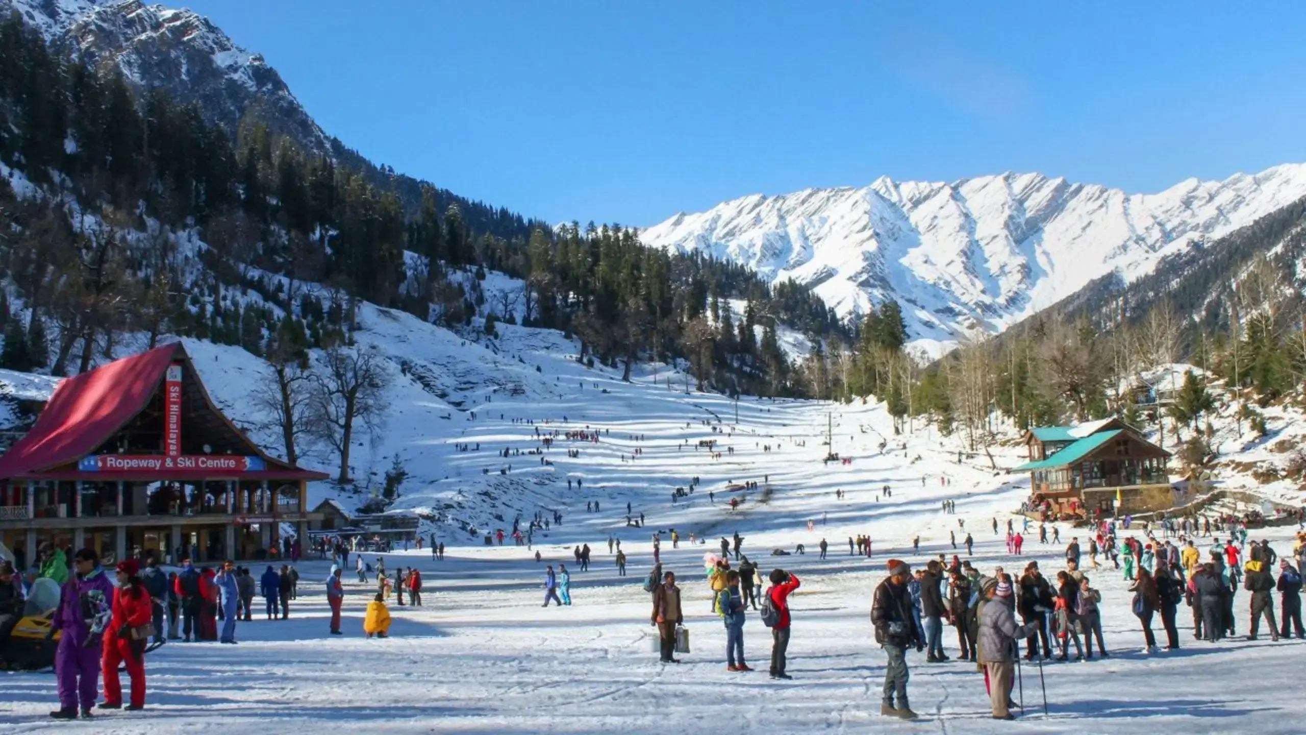 Skiing, Solang Valley, photo 2 of 4