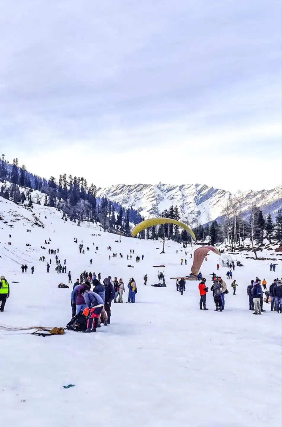 Skiing, Solang Valley